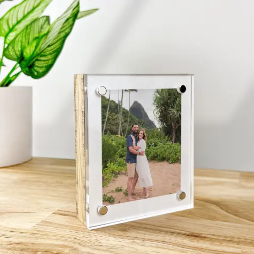 Bamboo Magnetic Frame | Cartolina on Main | Unique Gifts & Home